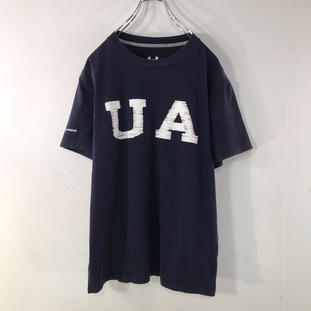 UNDER ARMOUR ビッグ ロゴ プリント クルーネック Tシャツ