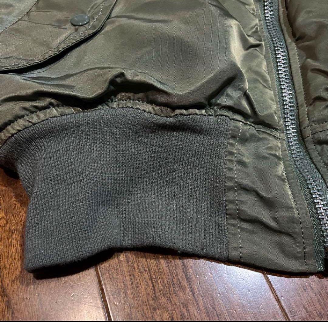 【美品】ジェネラルリサーチ袖下編み上げ MA-1 【M】