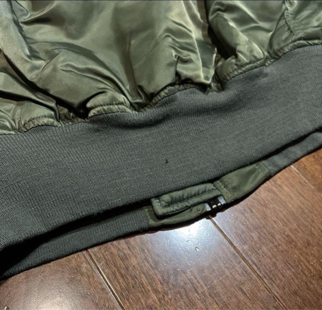 【美品】ジェネラルリサーチ袖下編み上げ MA-1 【M】