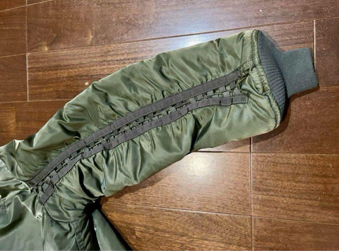 【美品】ジェネラルリサーチ袖下編み上げ MA-1 【M】