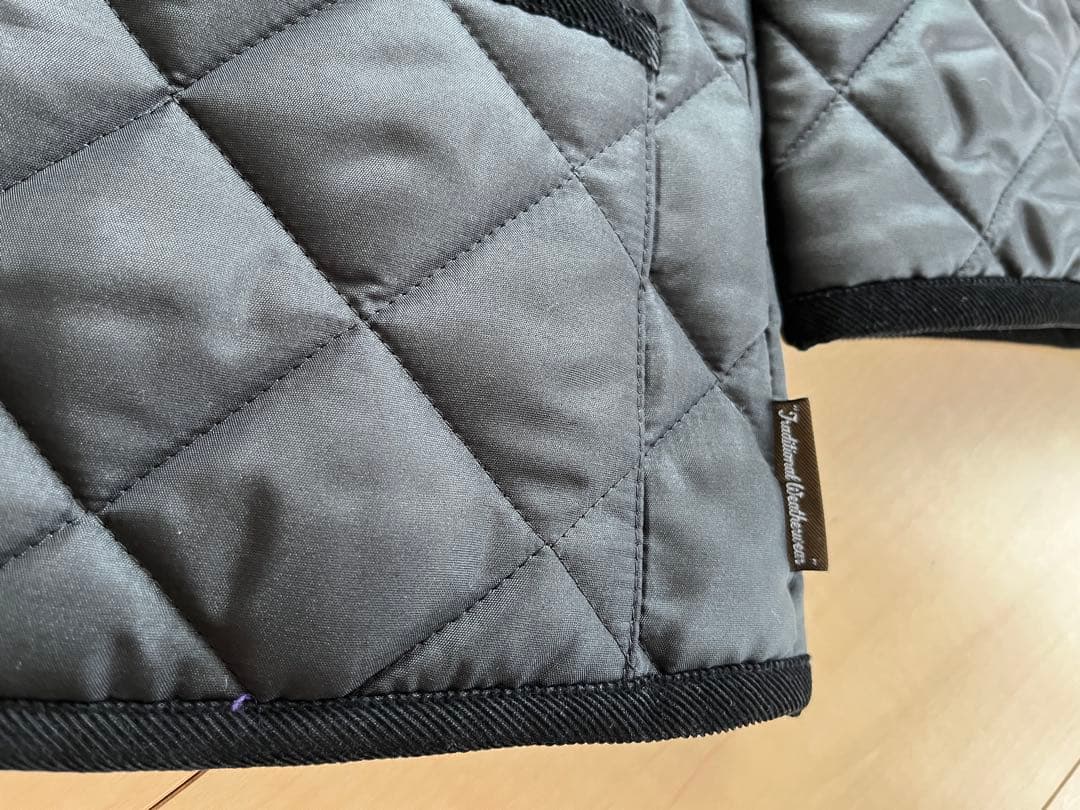 トラディショナル ウェザーストアWavelry 別注 黒x紫 マッキントッシュ トラディショナル ウェザーストアWavelry 別注 黒x紫 マッキントッシュ