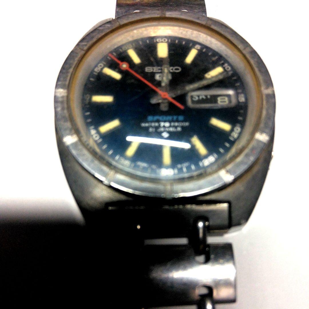 SEIKO スポーツ 自動巻き腕時計 100m防水 ジャンク品