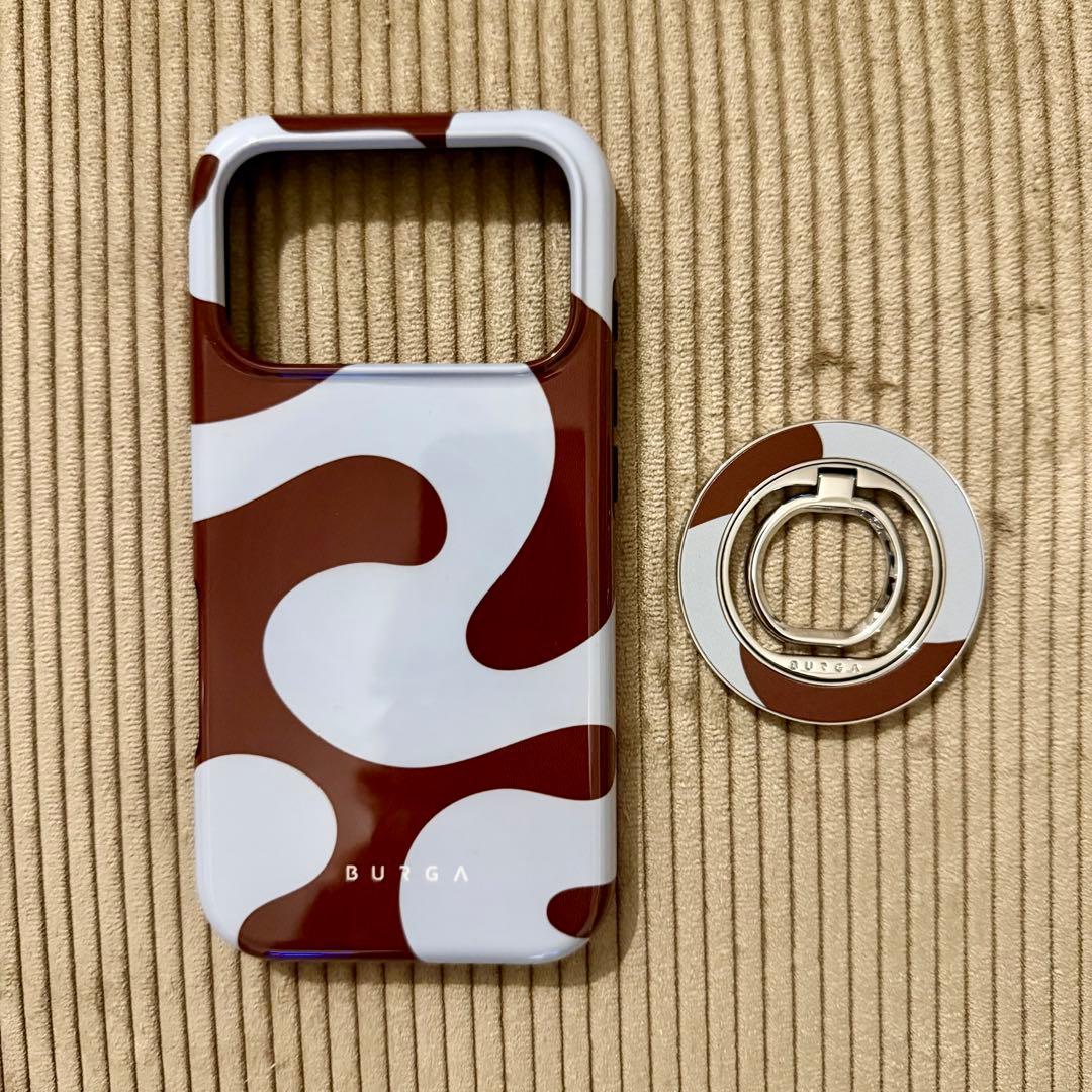 BURGA iPhone17proケース マグネティックリングホルダーBULGA