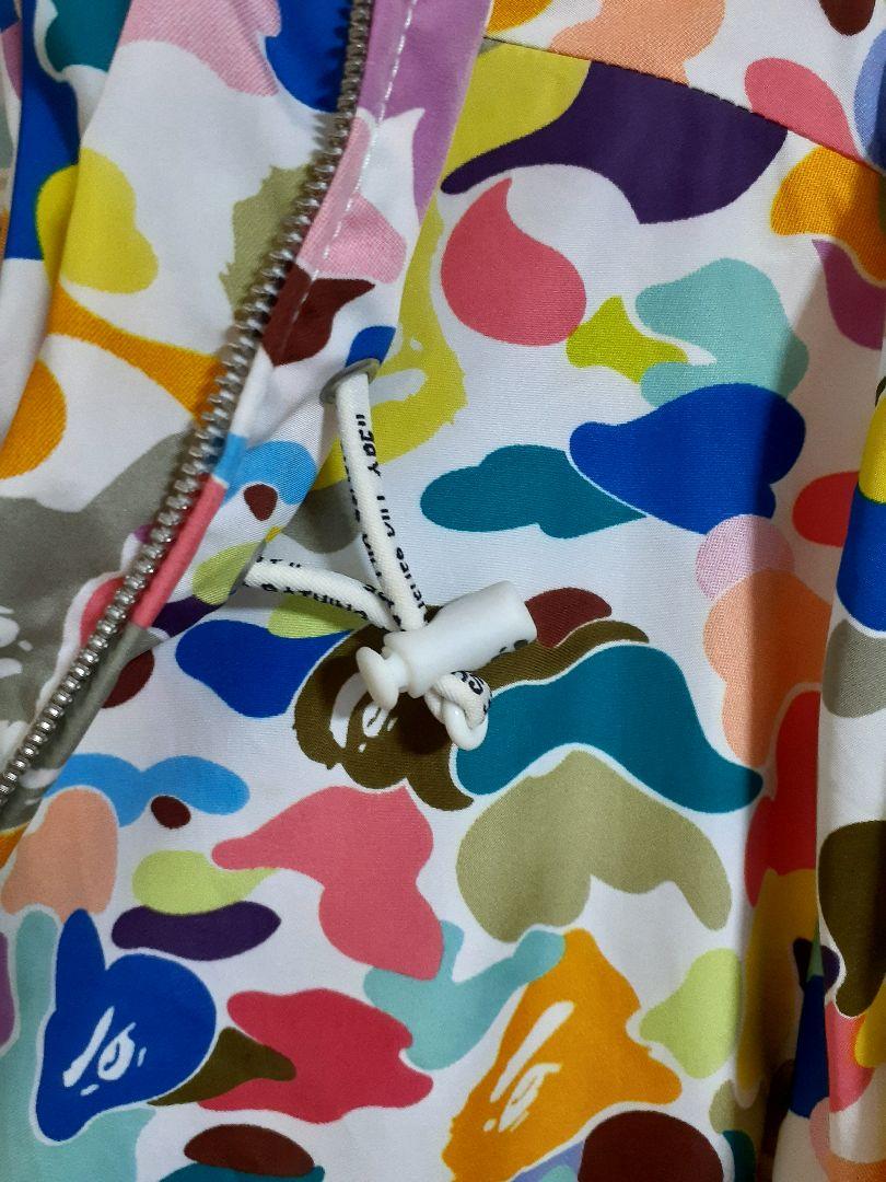 A BATHING APE カラフル迷彩ジャンパー XL