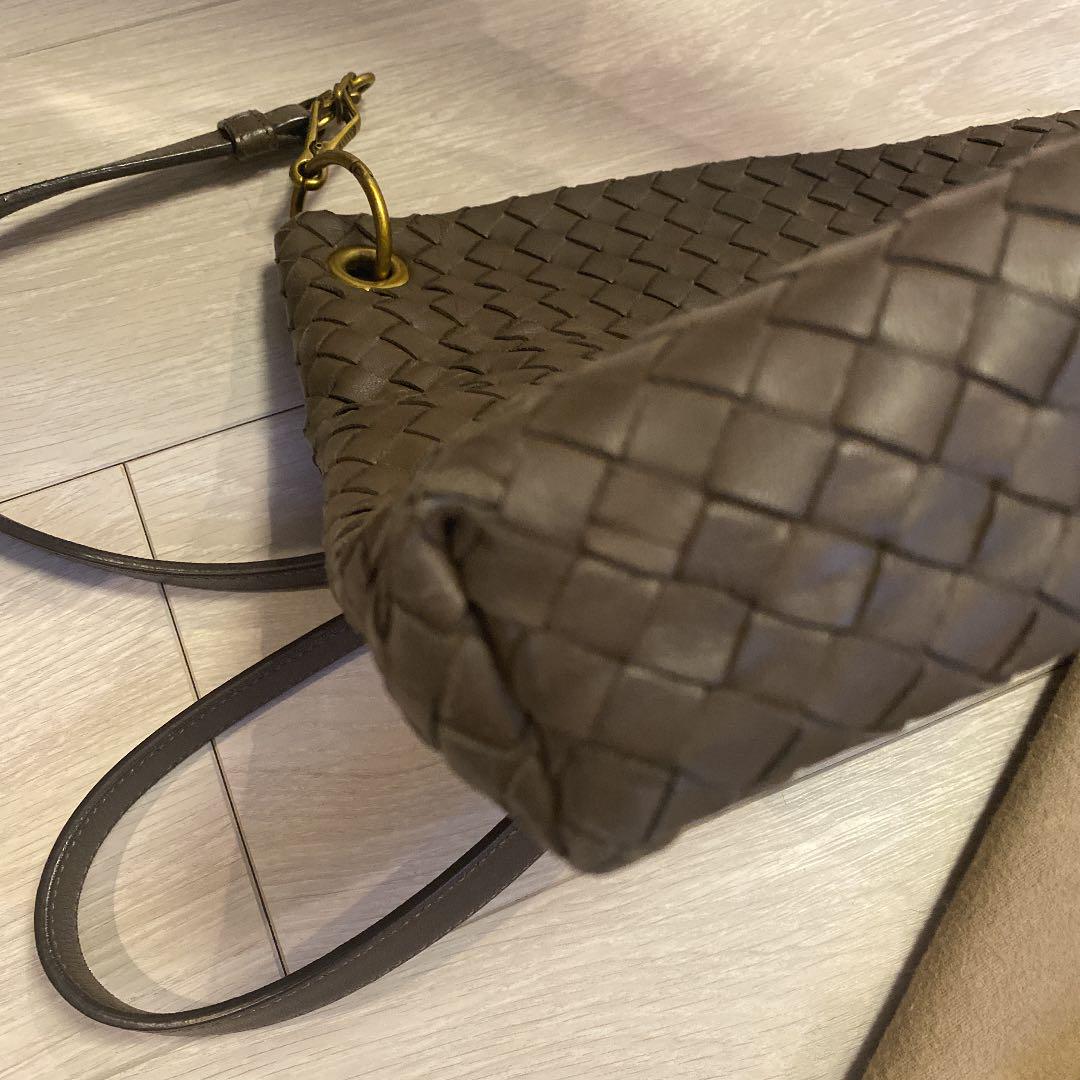 HOT正規品 ボッテガヴェネタ ショルダーバッグ レザー ブラウン 5RCyt-m12220231949 人気SALE100%新品