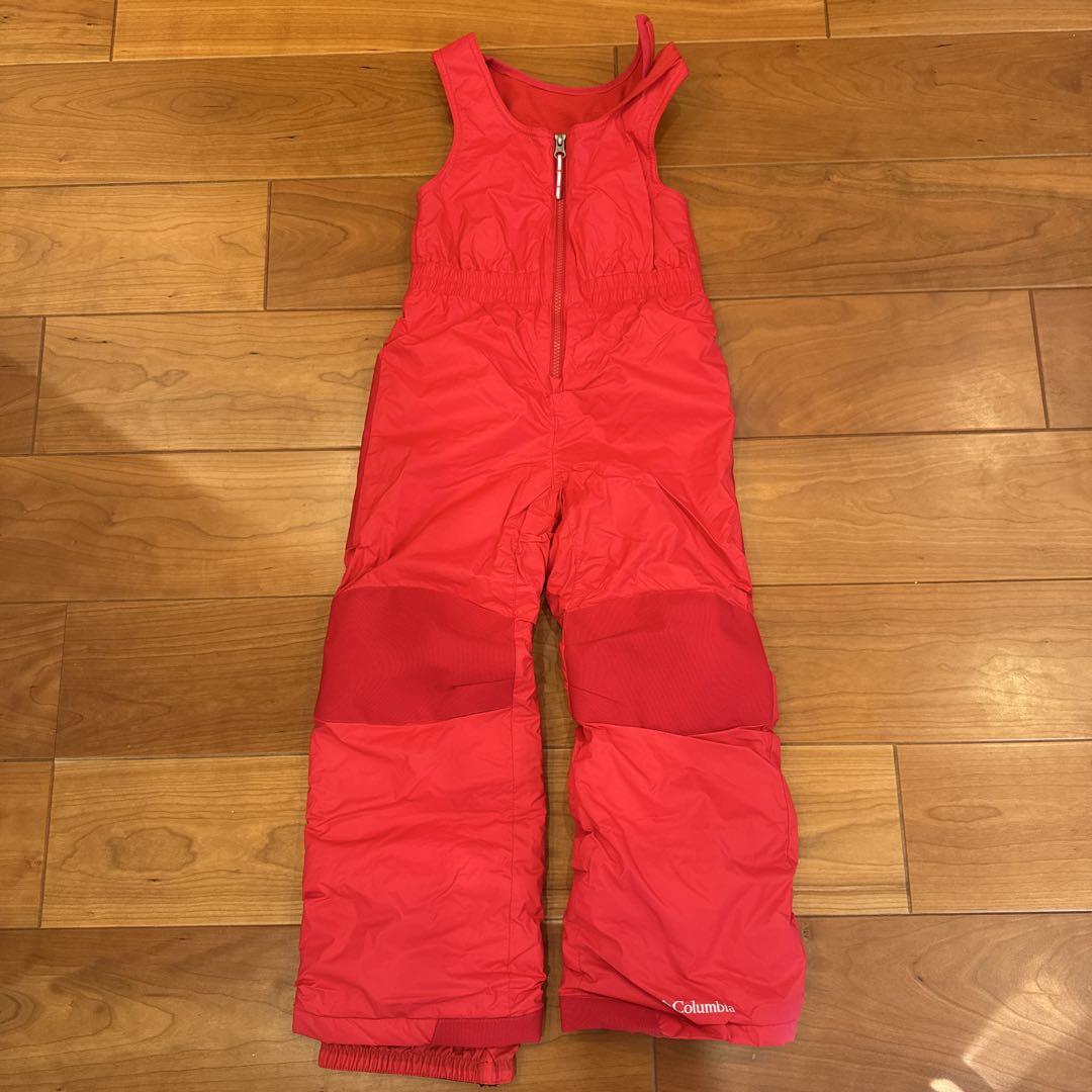 Columbia 子ども用 スキーウェアセット レッド　XS