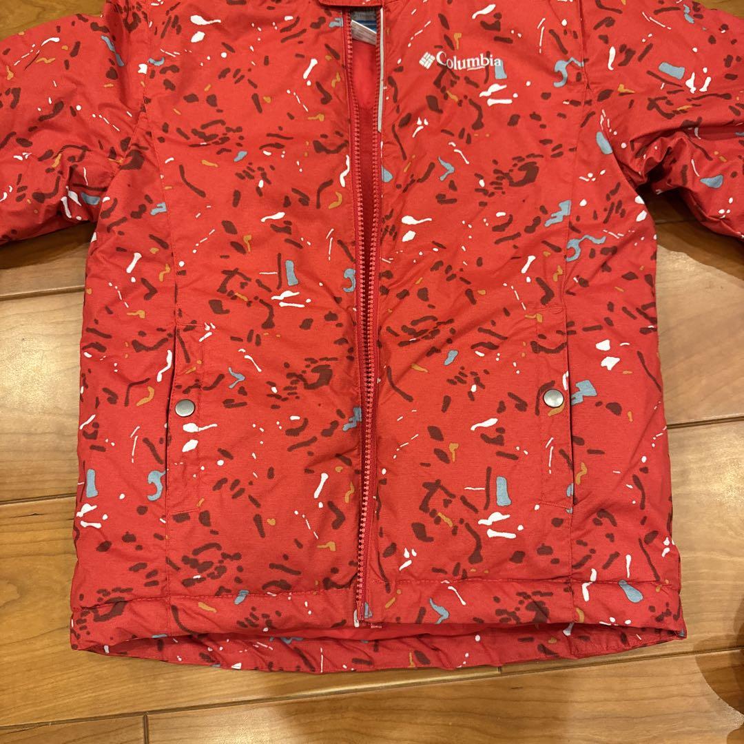 Columbia 子ども用 スキーウェアセット レッド　XS