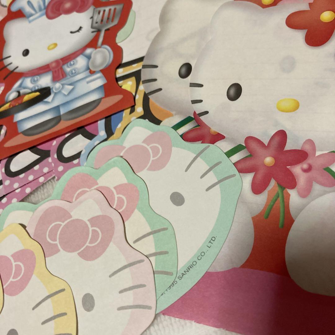 ❤*中様 使い残り♡ハローキティ ダイカットメモ 使い残り‪♡ハローキティ ダイカットお面メモ - メルカリ‬