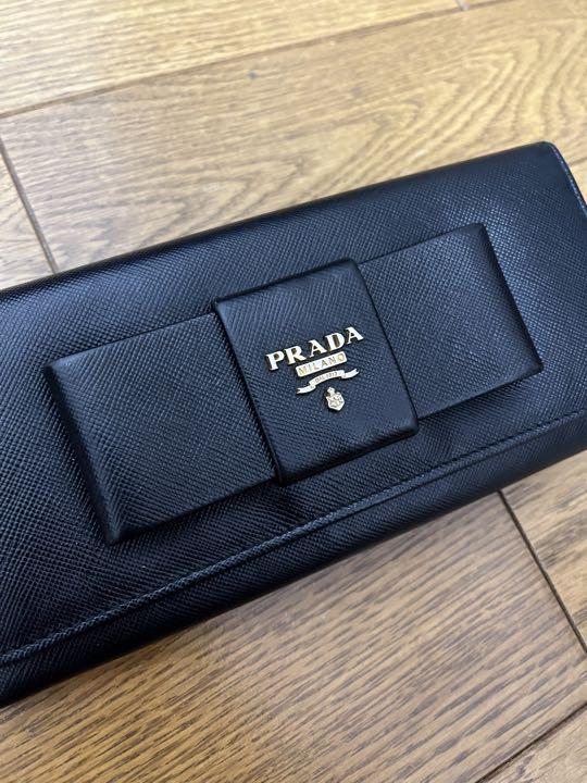 35%割引ブラック系最新入荷 【超美品】PRADA プラダ 長財布