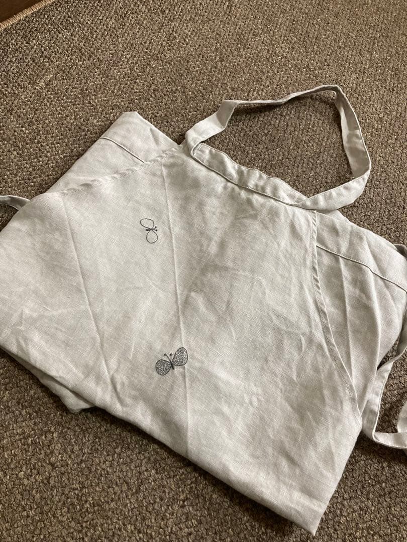 送料無料/新品】 ミナペルホネン choucho ベージュグレー 美品