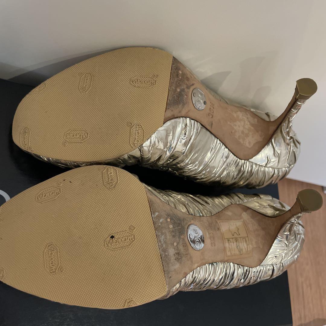 美品☆ Dolce & Gabbana ゴールド 高ヒールパンプス