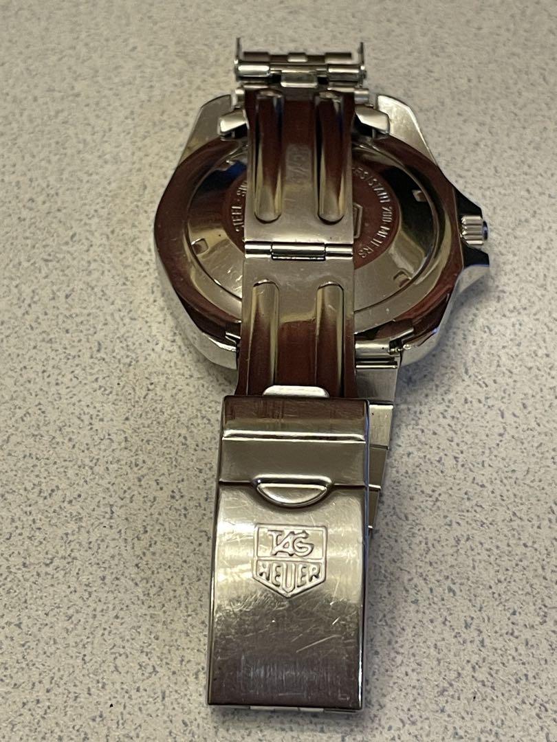 TAG HEUER自動巻き腕時計 黒文字盤Monnin Case オートマチック