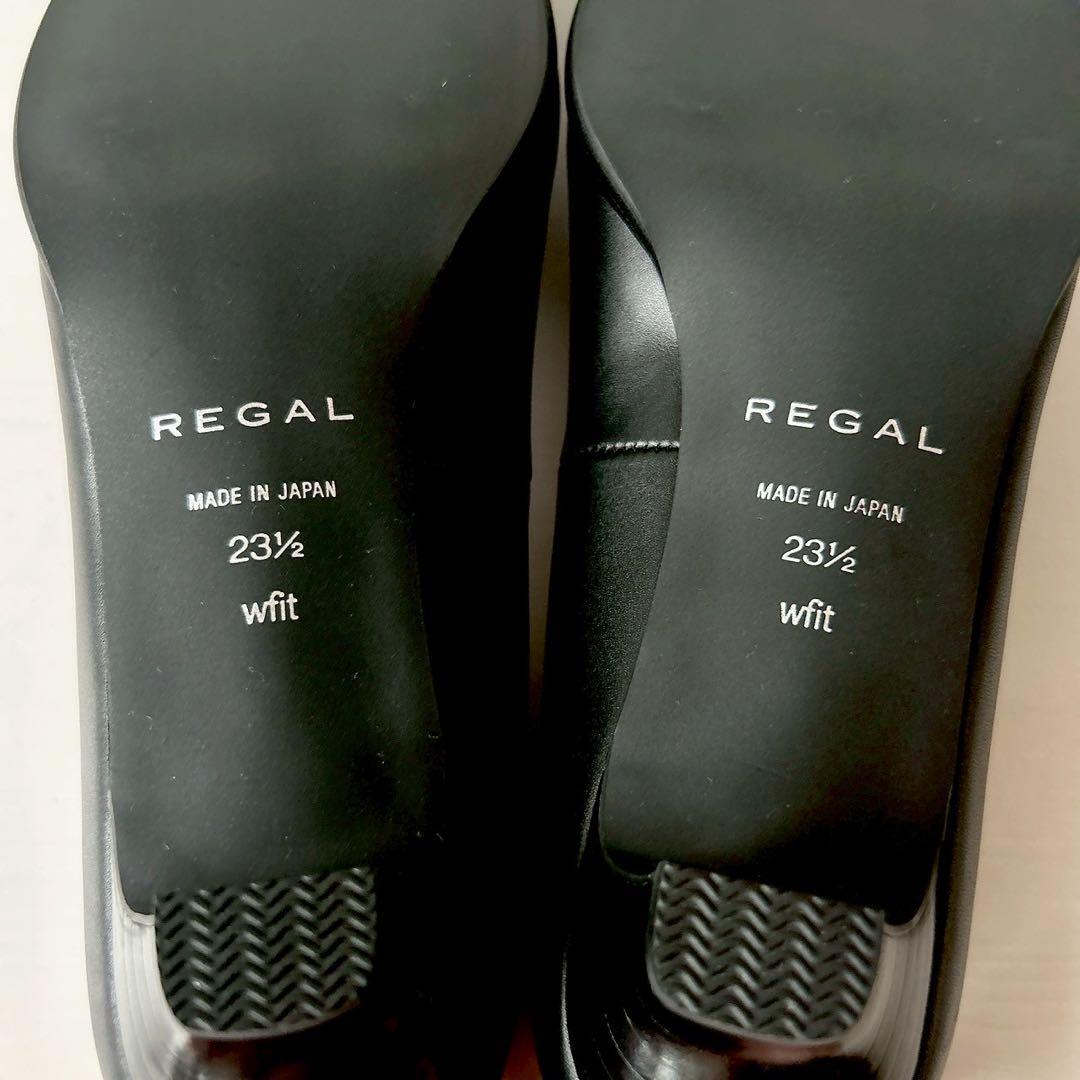【バーバラ】REGAL リーガル パンプス 黒 23.5