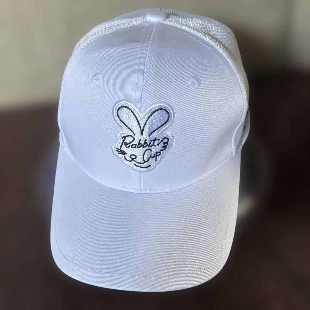 パーリーゲイツ Rabbits Cup ホワイト メッシュキャップ 非売品