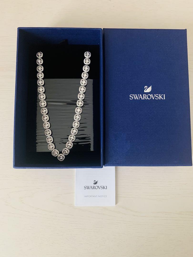 新品 スワロフスキーSwarovski Angelic Square ネックレス