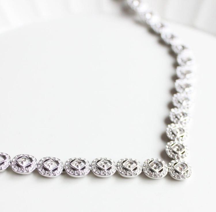 新品 スワロフスキーSwarovski Angelic Square ネックレス