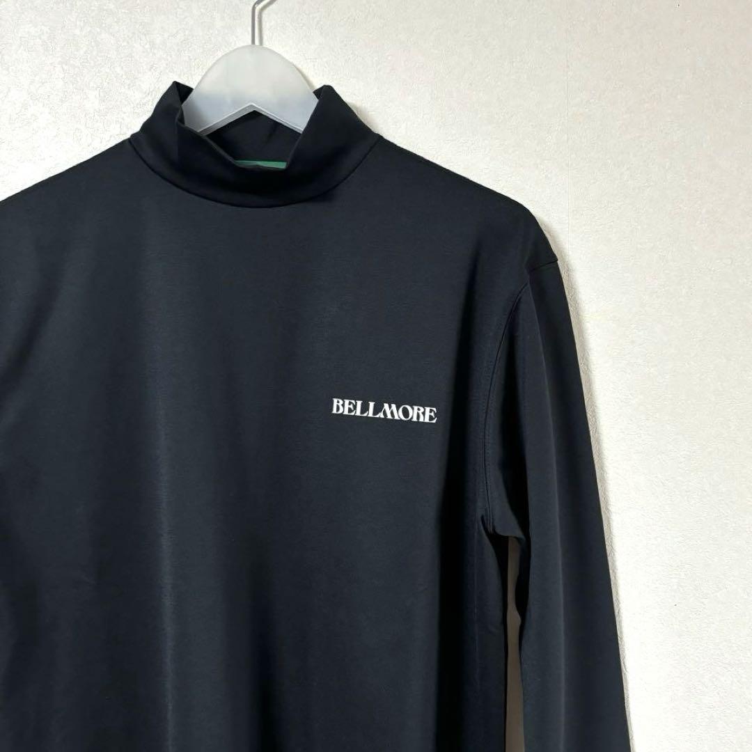 BELLMORE ベルモア　モックネック　ゴルフ　ブラック　M