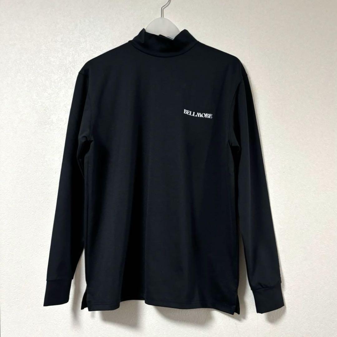 BELLMORE ベルモア　モックネック　ゴルフ　ブラック　M