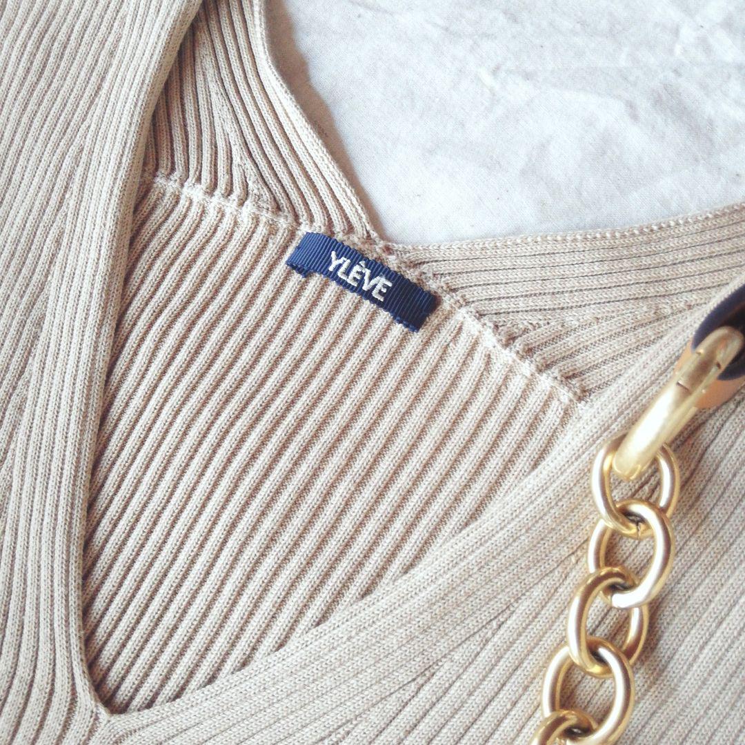 Deuxieme Class 購入 YLEVE ロングワンピース ベージュ - メルカリ