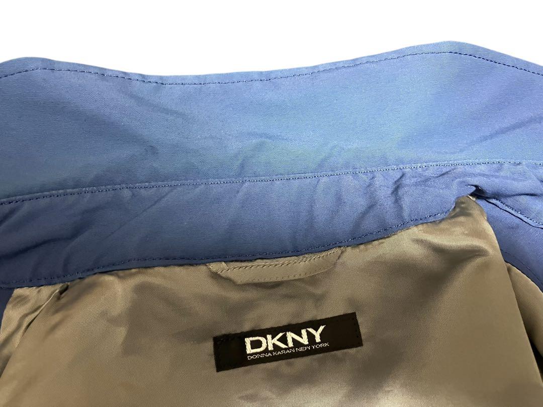 ●古着 OLD DKNY ダナキャラン ナイロンステンカラーコート カーコート