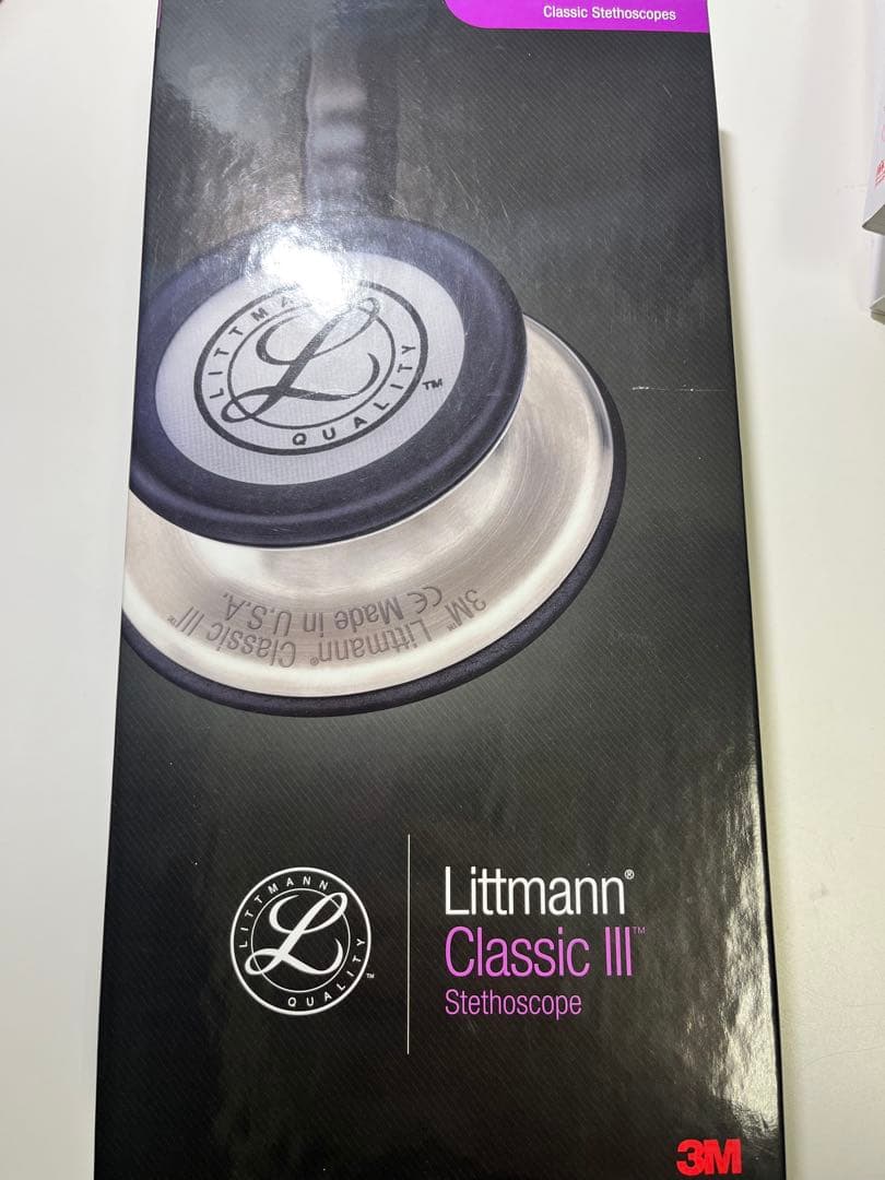 Littmann Classic III 聴診器 27インチ ブラック takasemed_3m58115812