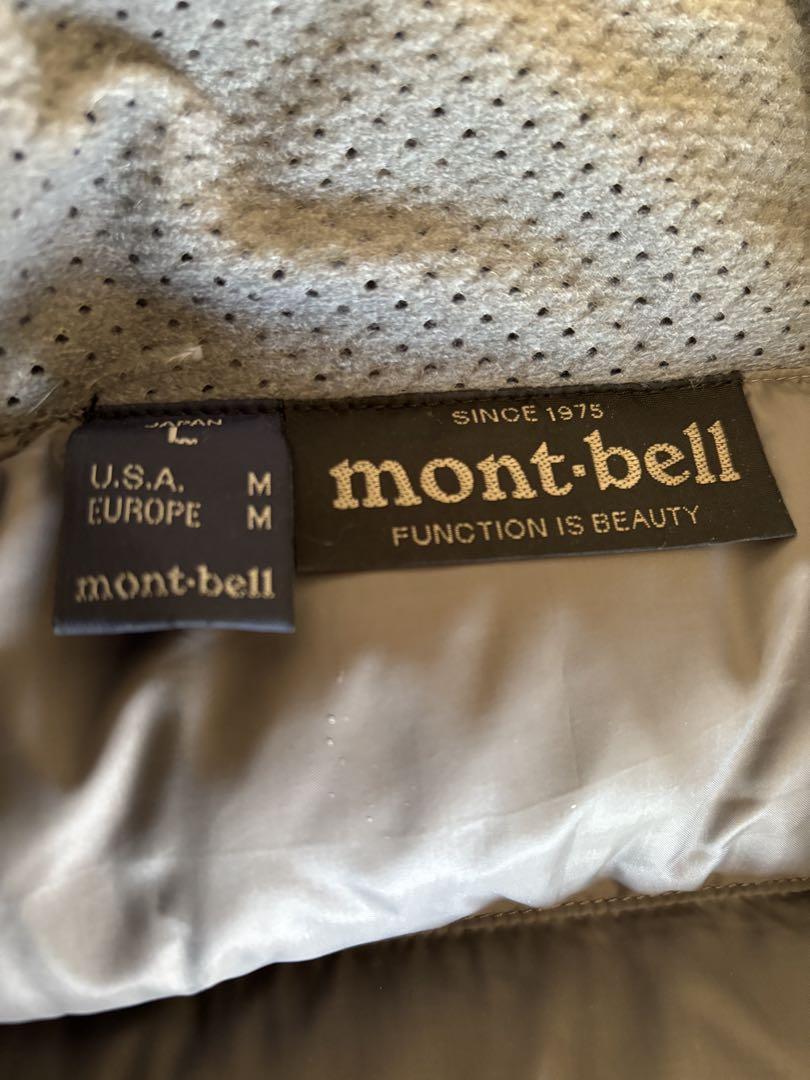 mont-bell ダウンジャケット Ｌブラウン