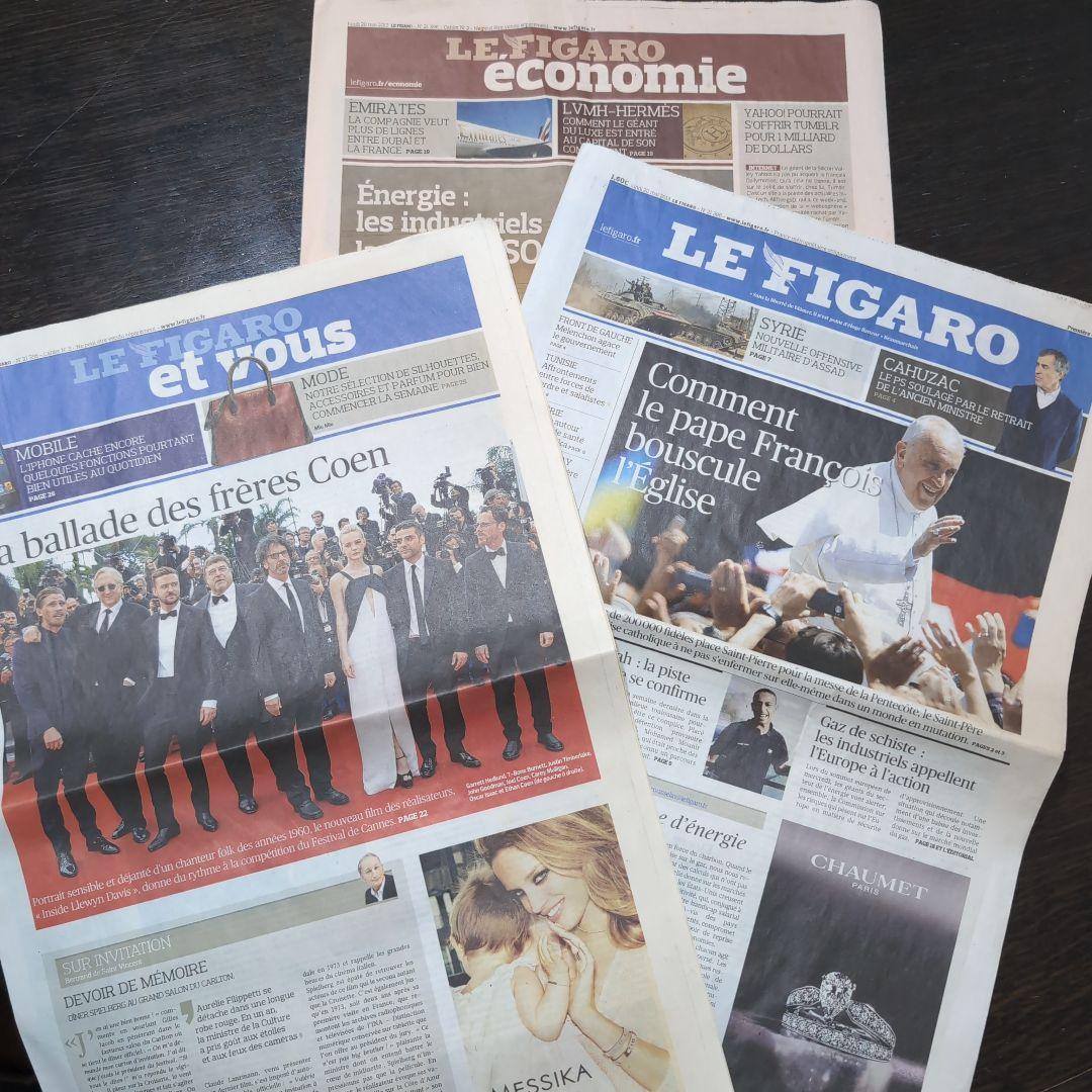 LE FIGARO／ ルフィガロ 新聞 フランス - メルカリ