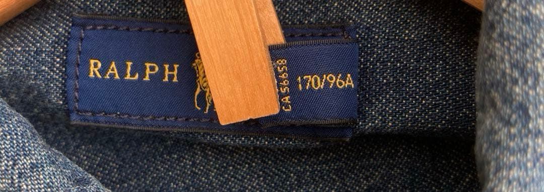 美品☆ ポロラルフローレン シャツワンピース ロング デニム 長袖