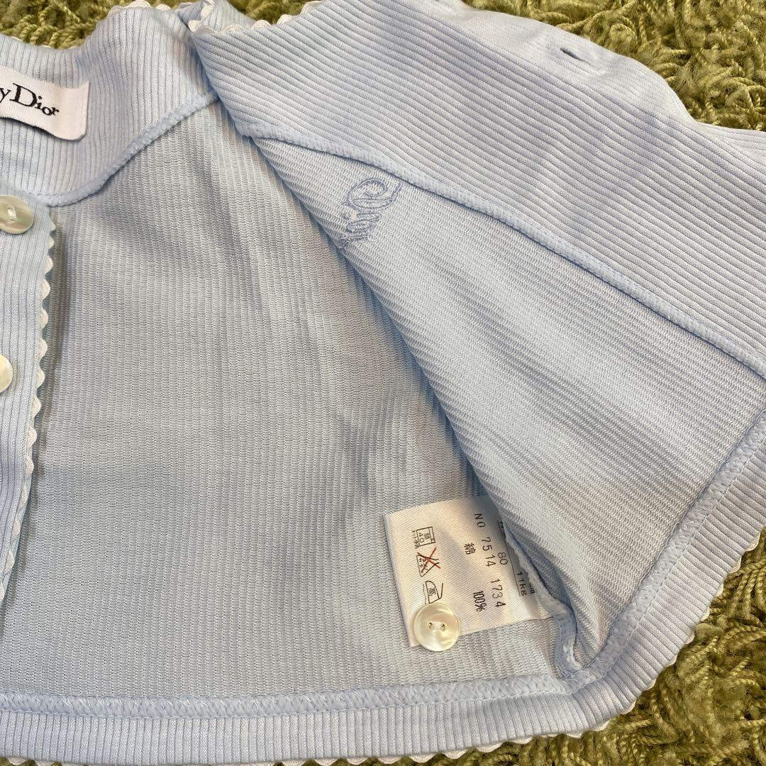 baby Dior カーディガン ロンパース サイズ80 - メルカリ