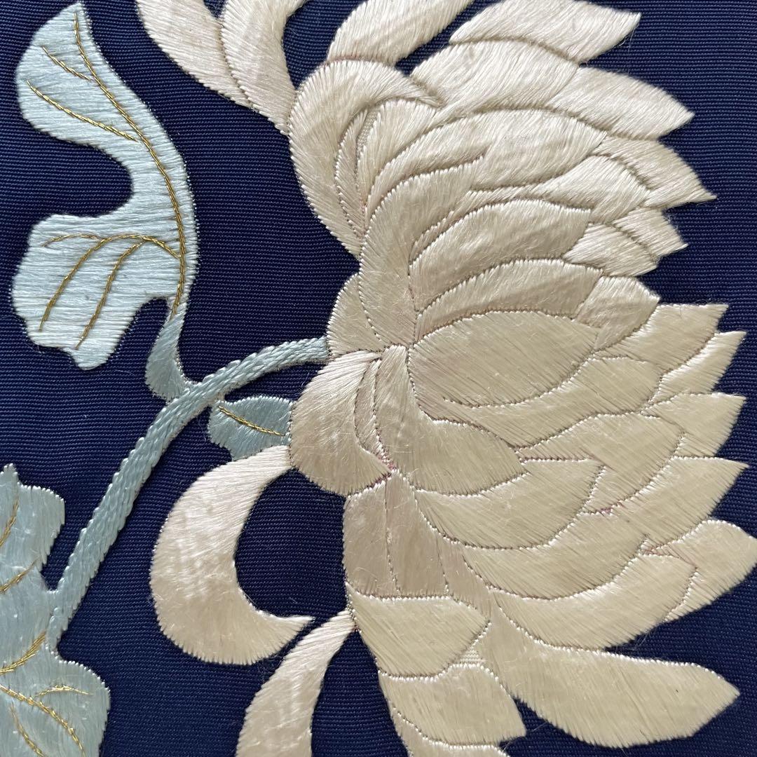 名古屋帯　総刺繍　菊柄　009