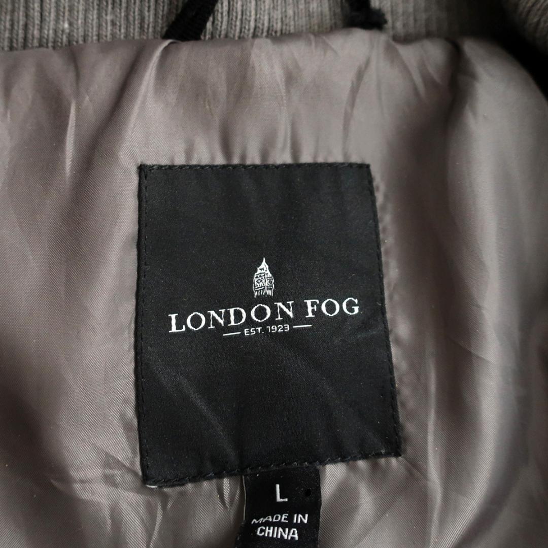 LONDON FOG 黒タグ◎ウールメルトン レイヤードブルゾン