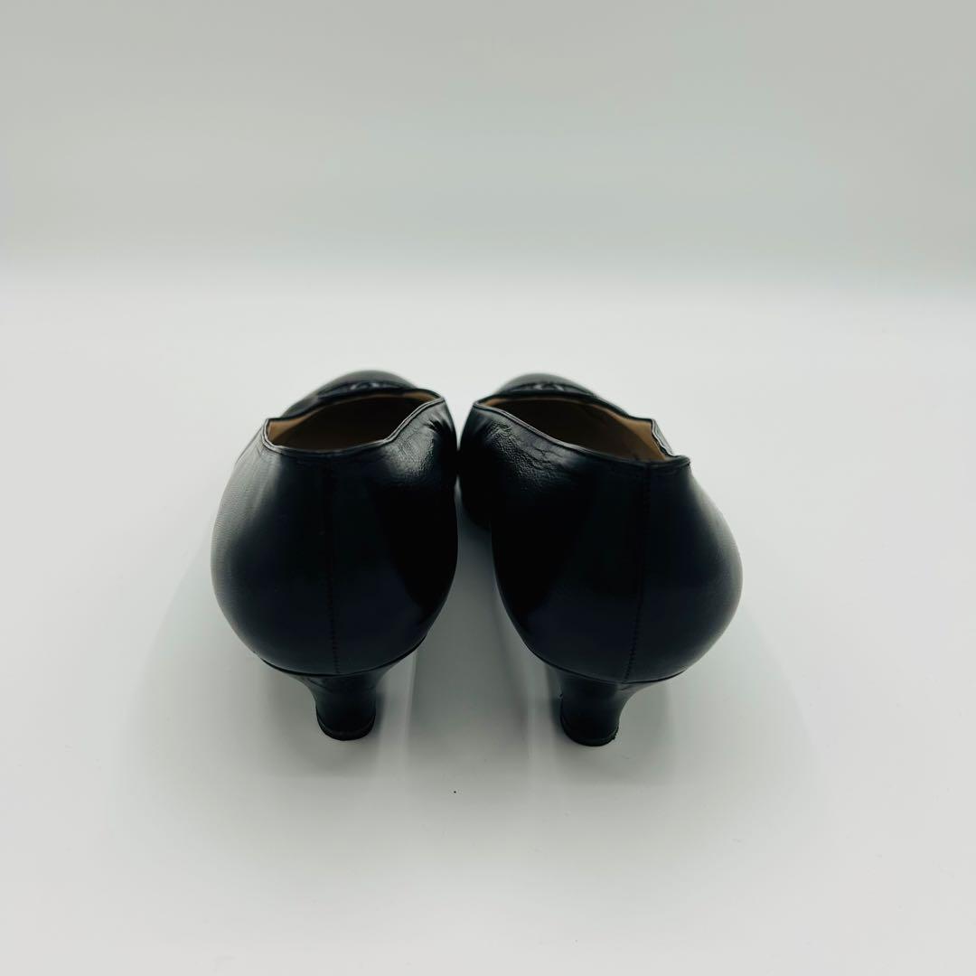 CHANEL シャネル パンプス ココマーク レザー ブラック 36 1/2 黒