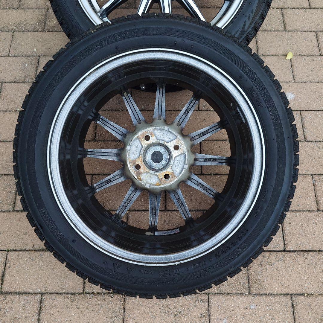 ホンダS660用 BLIZZAK 純正サイズ 前後異径 ホイール付４本