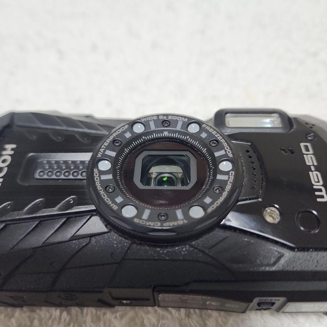 リコー RICOH WG-50 ブラック 動作確認済 品