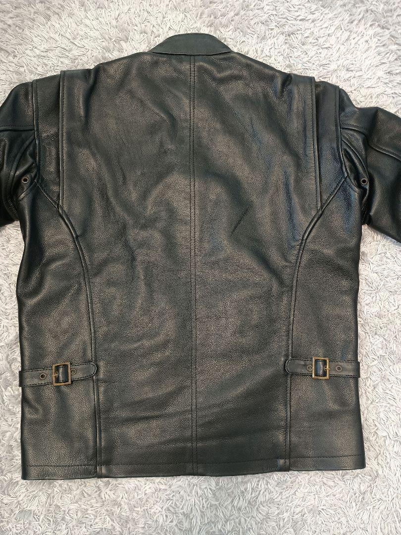 シングルライダースジャケット レザー牛革