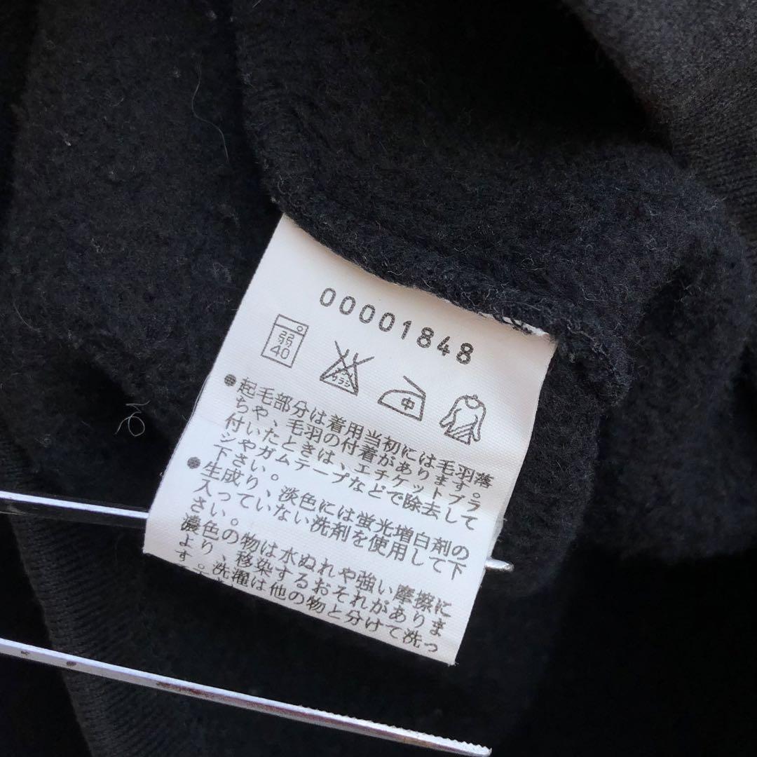 最終値下げ agnis b. ボタンスウェットカーディガン 13個ボタン 黒