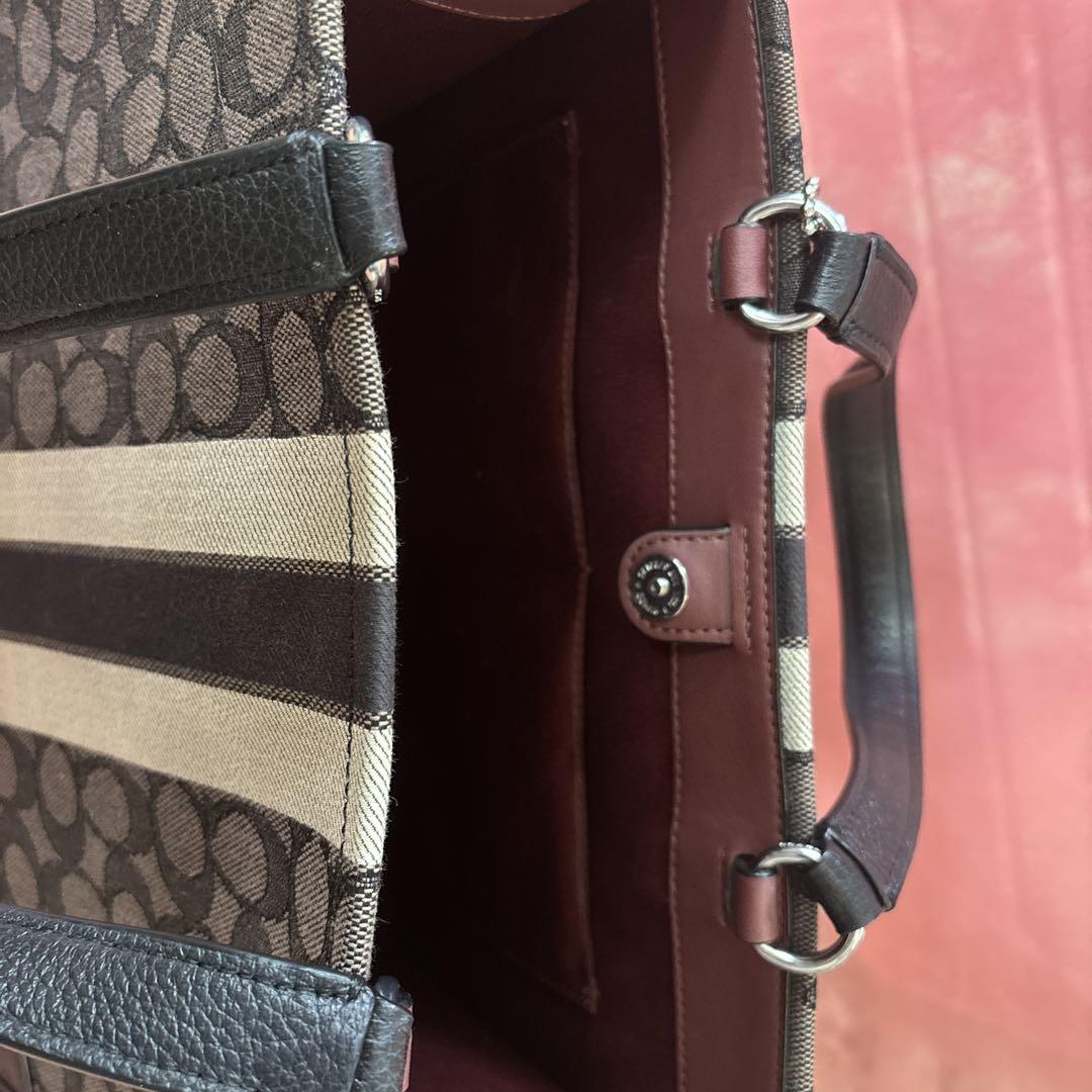 COACH コーチ デンプシーキャリーオール2way トートバッグ