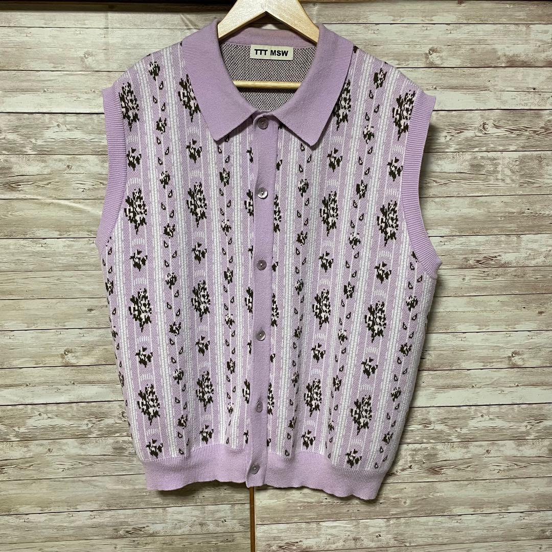ttt msw カーディガンベスト パープル おすすめ moto8282.com