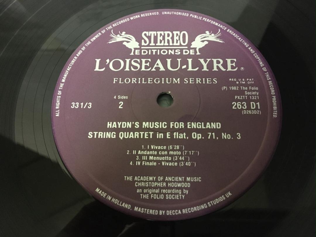 【C-096】UK盤2LP-BOX ハイドン Music for England