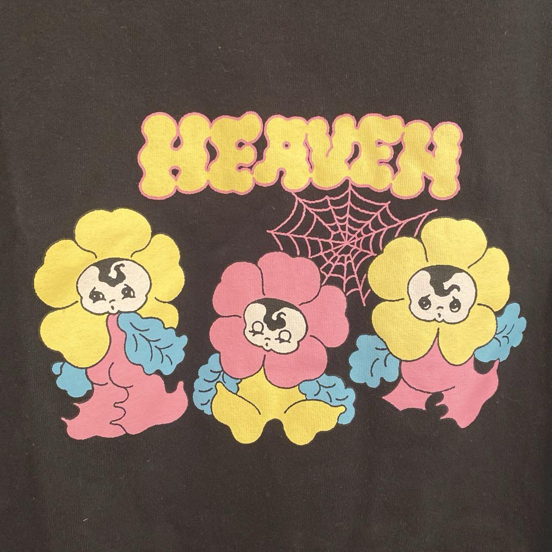 モンクレール 2021年製 ペイント風ワッペン Tシャツ 濃茶 S