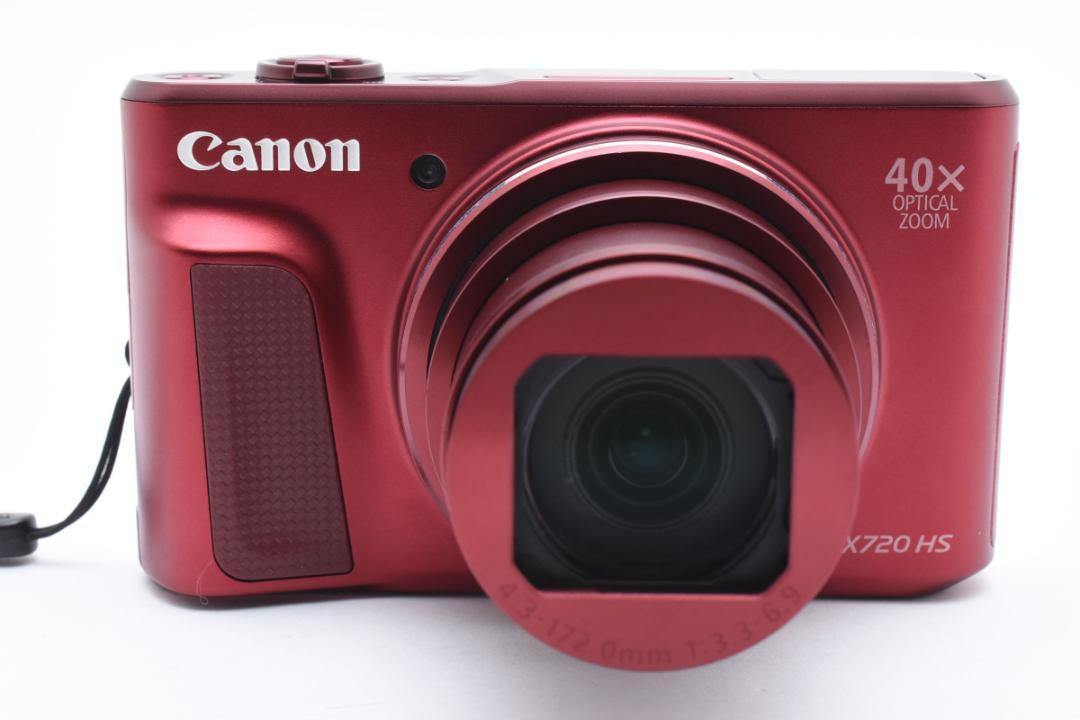 【美品】キャノン Canon PowerShot SX720 HS レッド