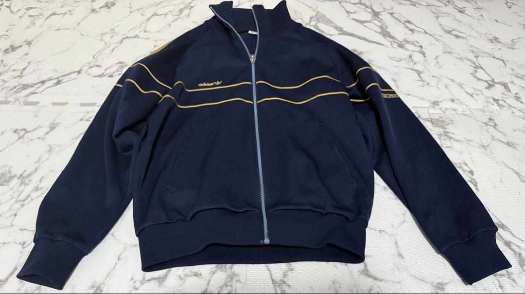 ◇オススメ◇80s 90s adidas トラックジャケット ネイビー