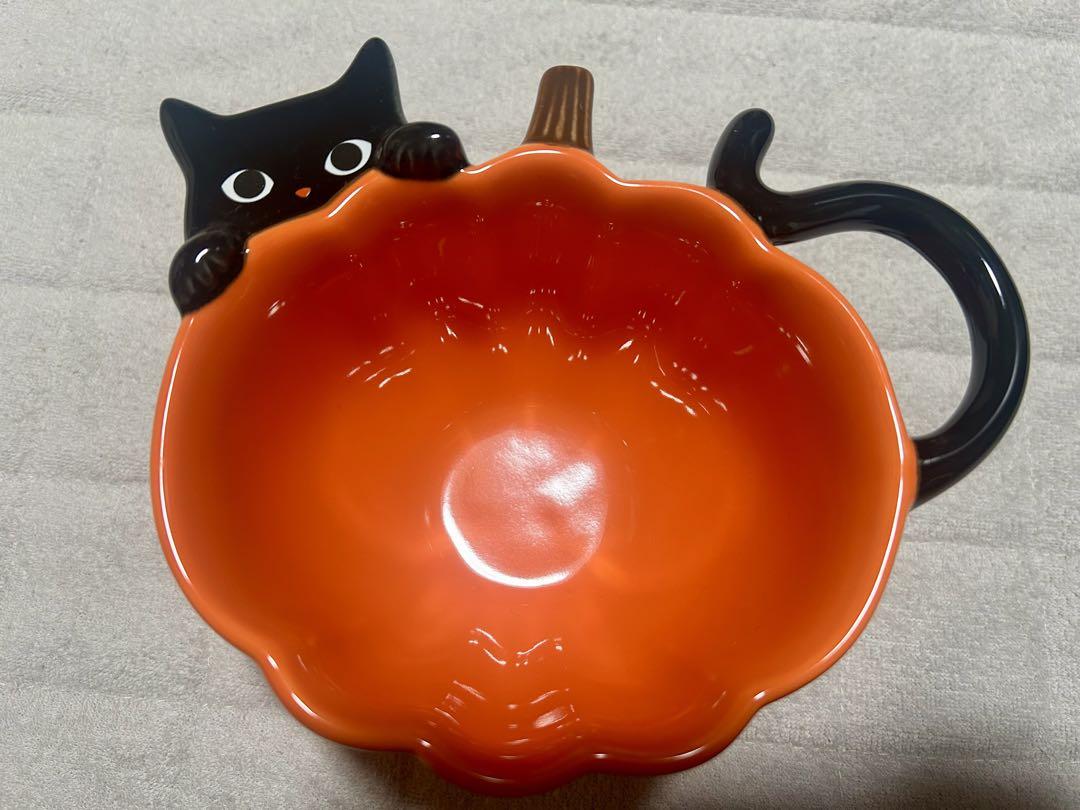 台湾 スターバックス 2021年 黒猫とかぼちゃのスープボウル＆スプーン