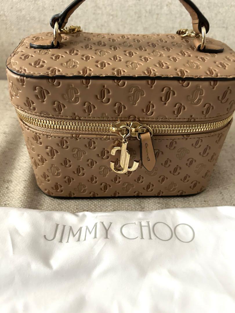 JIMMY CHOO ベージュ ショルダーバッグ
