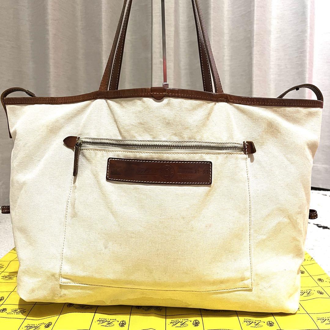 【美品】Felisi　フェリージ　トートバッグ　11-91　リバーシブル