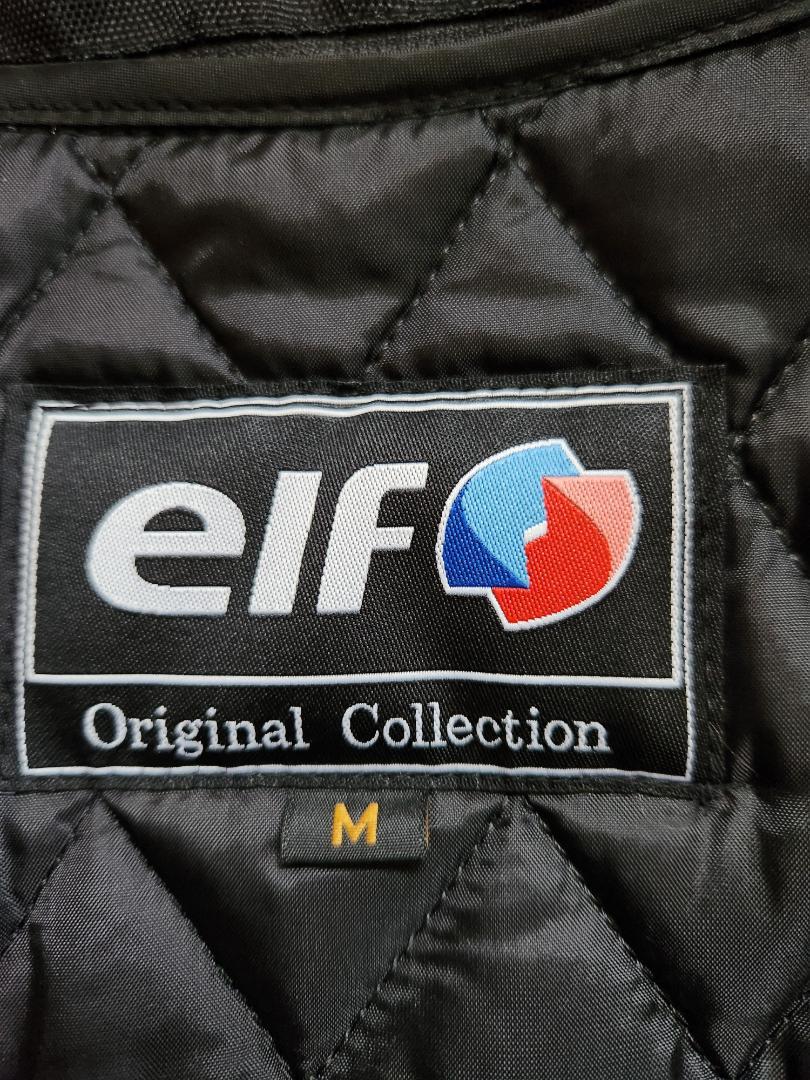 elf MOTO SPORTS バイクジャケット ブラック/ブルー
