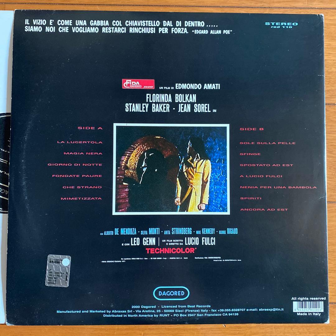 Ennio Morricone Una Lucertola Con La LP Ennio Morricone Una Lucertola Con La LP