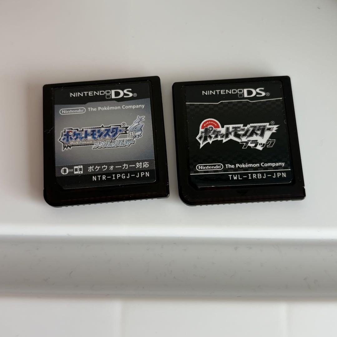 DS ソフト ポケモン ソウルシルバー&ブラック