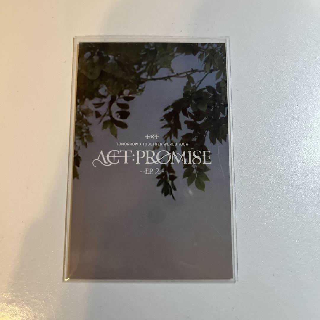 txt act promise ep2 仁川コン　moazone 特典トレカ