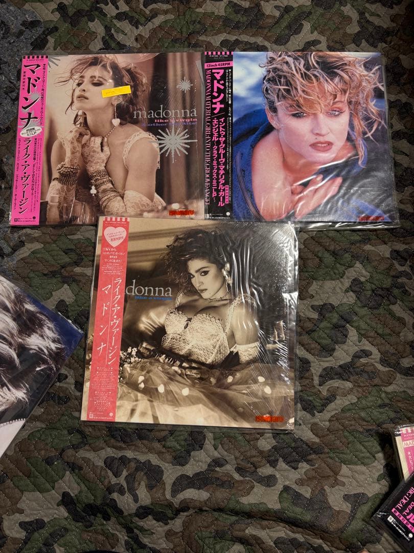 マドンナ レコード 6枚セット目立った傷や汚れなし